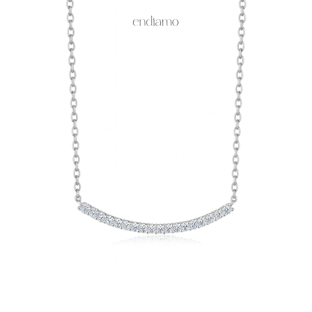 Celestia Solitaire Moissanite Necklace