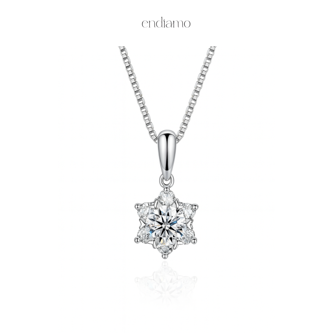 The Celeste Halo Necklace