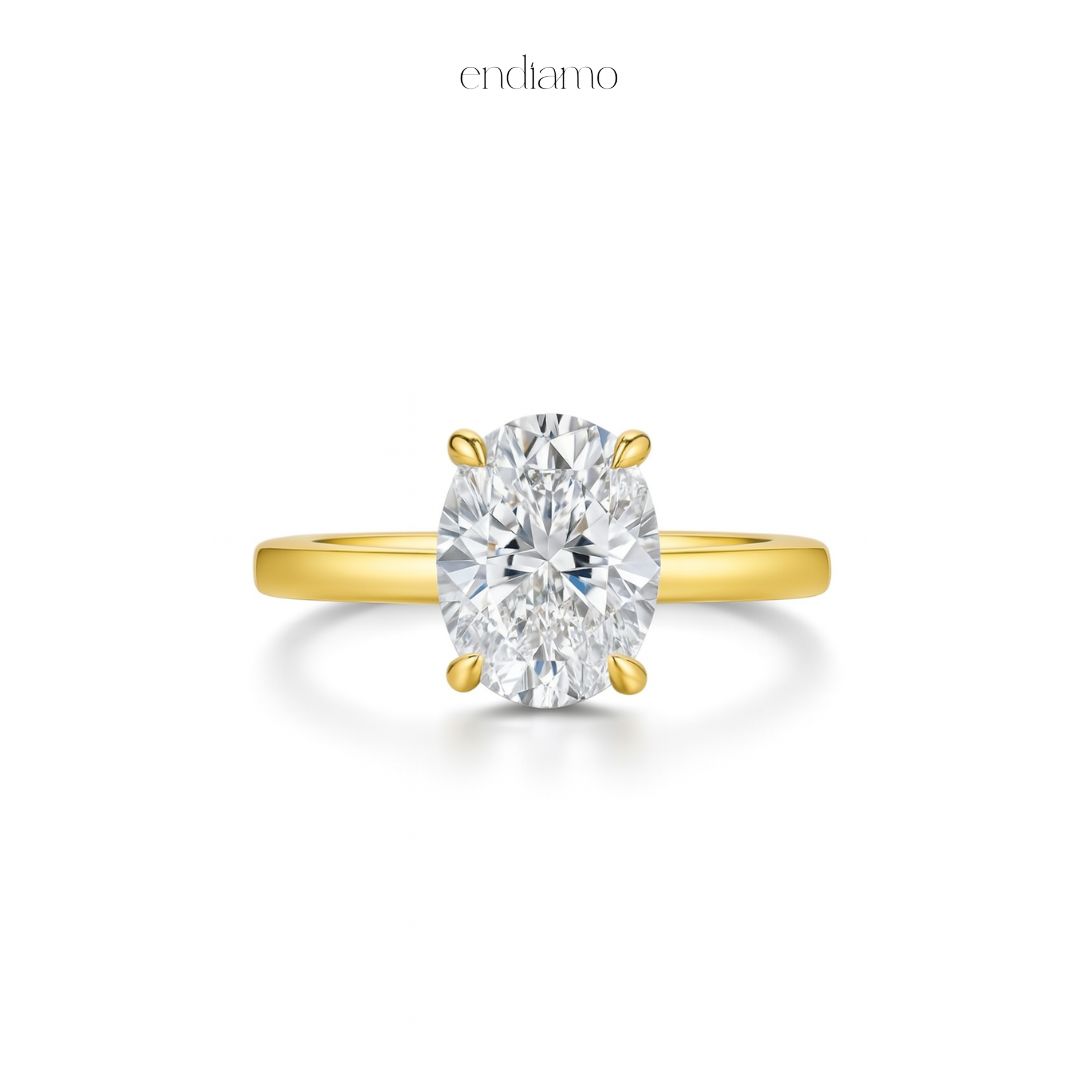 Oval Gold Ring