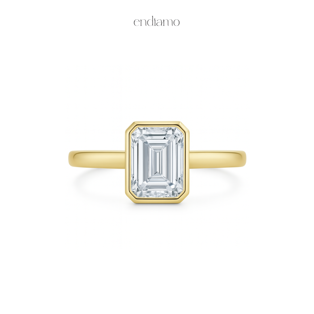 Emerald Bezel Ring