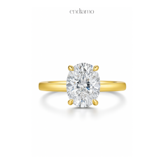 Oval Gold Ring